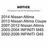 Top Quality Rear Parking Brake Hardware Kit For Nissan Altima INFINITI Q45 M45 13-H17397